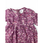 3-6M Lilac Viscose Tunic Dress - OneTwoThree