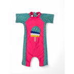 1-3M Aqua & Pink Ice Cream One Piece Swimsuit - Woolworths