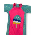 1-3M Aqua & Pink Ice Cream One Piece Swimsuit - Woolworths