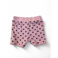 3-6M Light Pink & Black Heart Cotton Shorts - Early Days