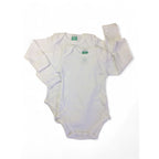 Newborn White Long Sleeve Bodysuits - Ackermans