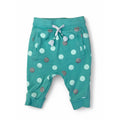 3-6M Aqua Glitter Dotted Track Pants - Woolworths