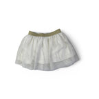 12-18M White & Gold Tulle Skirt - Ackermans