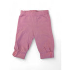 3-6M Pink Cuffed Button Detail Leggings - Monsoon