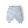 0-3M White Teddy Fleece Pants - Cuddlesome
