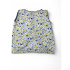 2-3Y White, Yellow & Blue Floral Apron Top - Rupert & Rosie