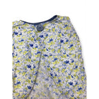 2-3Y White, Yellow & Blue Floral Apron Top - Rupert & Rosie