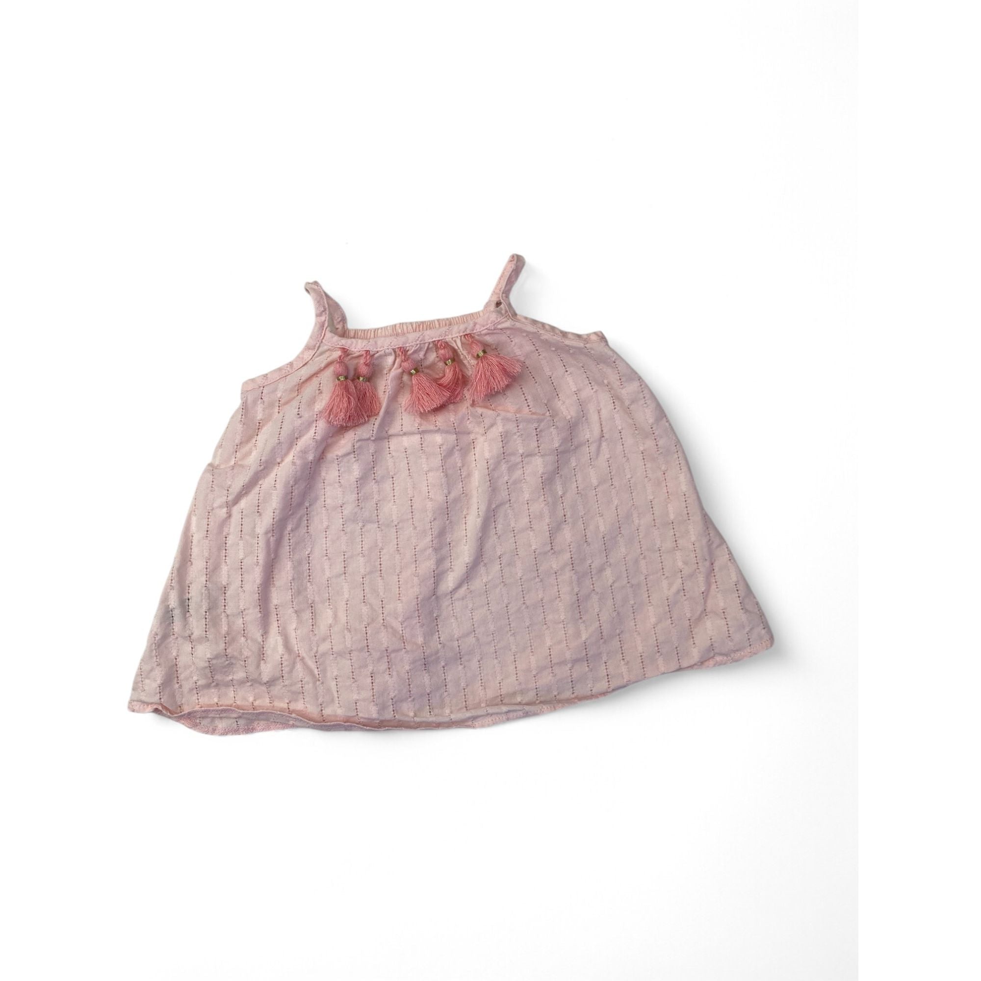 1-3M Light Pink Strappy Top - Woolworths