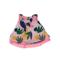 *NEW* Newborn Pink Parrot & Shapes Cotton Dress - Clicks