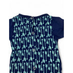 3-6M Navy Blue Arrow "Wild Child" Bodysuit - Schnooky Pie