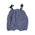 1-3M Blue & White Gingham Romper - Woolworths