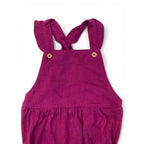 24M Magenta Cotton Pinafore Romper - Carter's