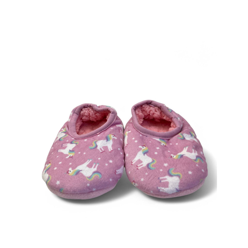 Size 7 - Pink Unicorn Non Slip Slippers