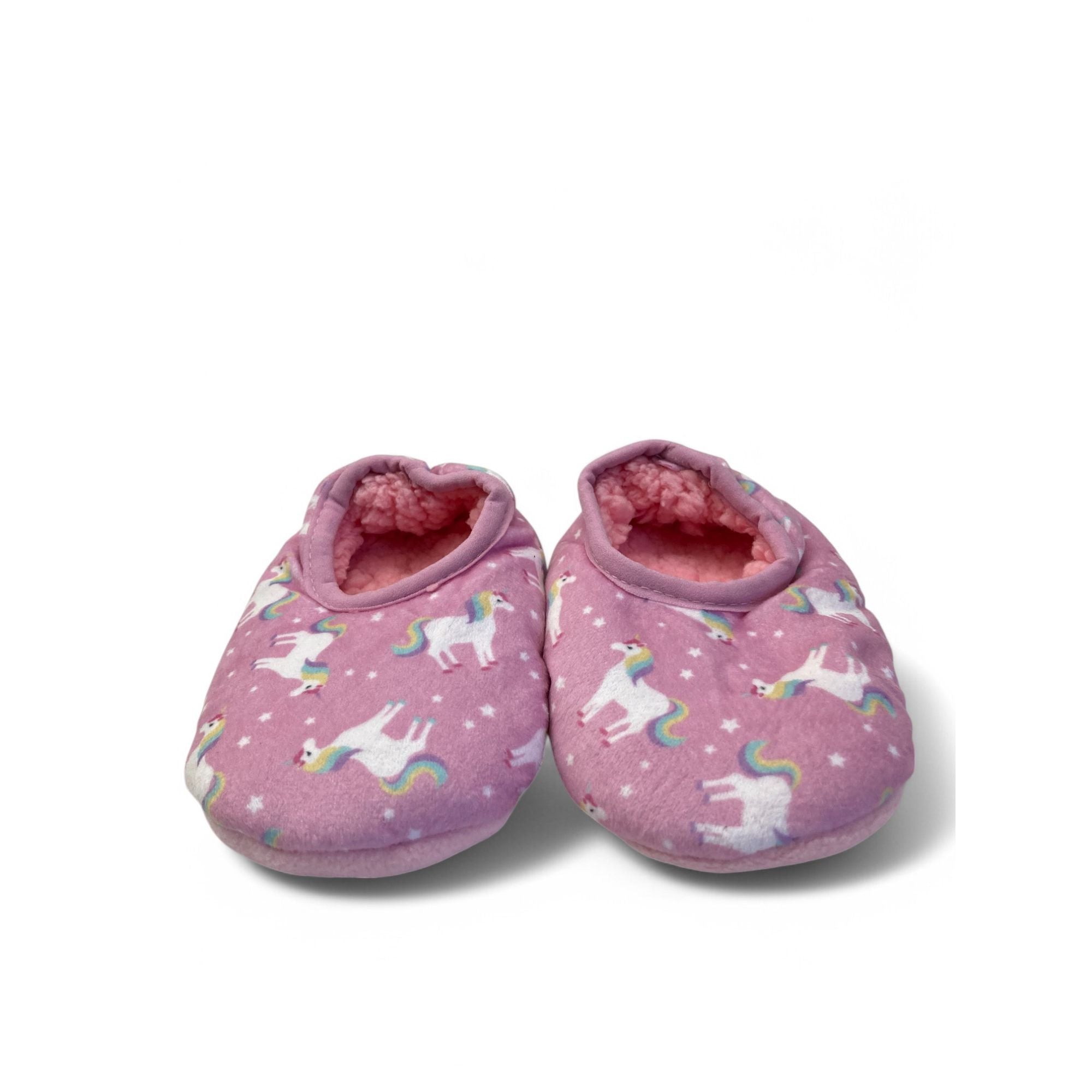 Size 7 - Pink Unicorn Non Slip Slippers