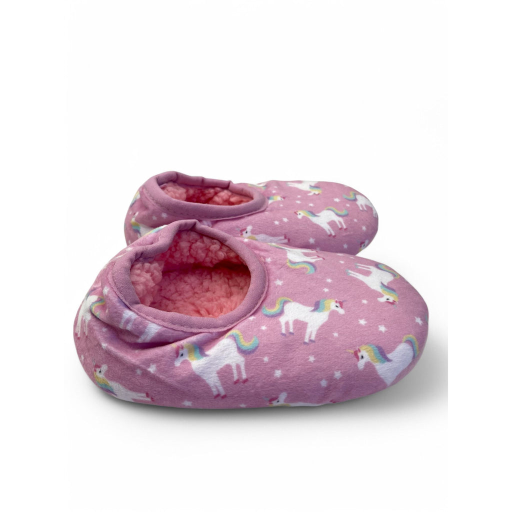 Size 7 - Pink Unicorn Non Slip Slippers