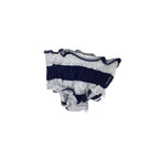 3-6M Navy Blue Stripe Paperbag Bloomer - Earthchild