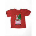 2Y red Sequinned Christmas Tree Puff Sleeve Top - Woolworths
