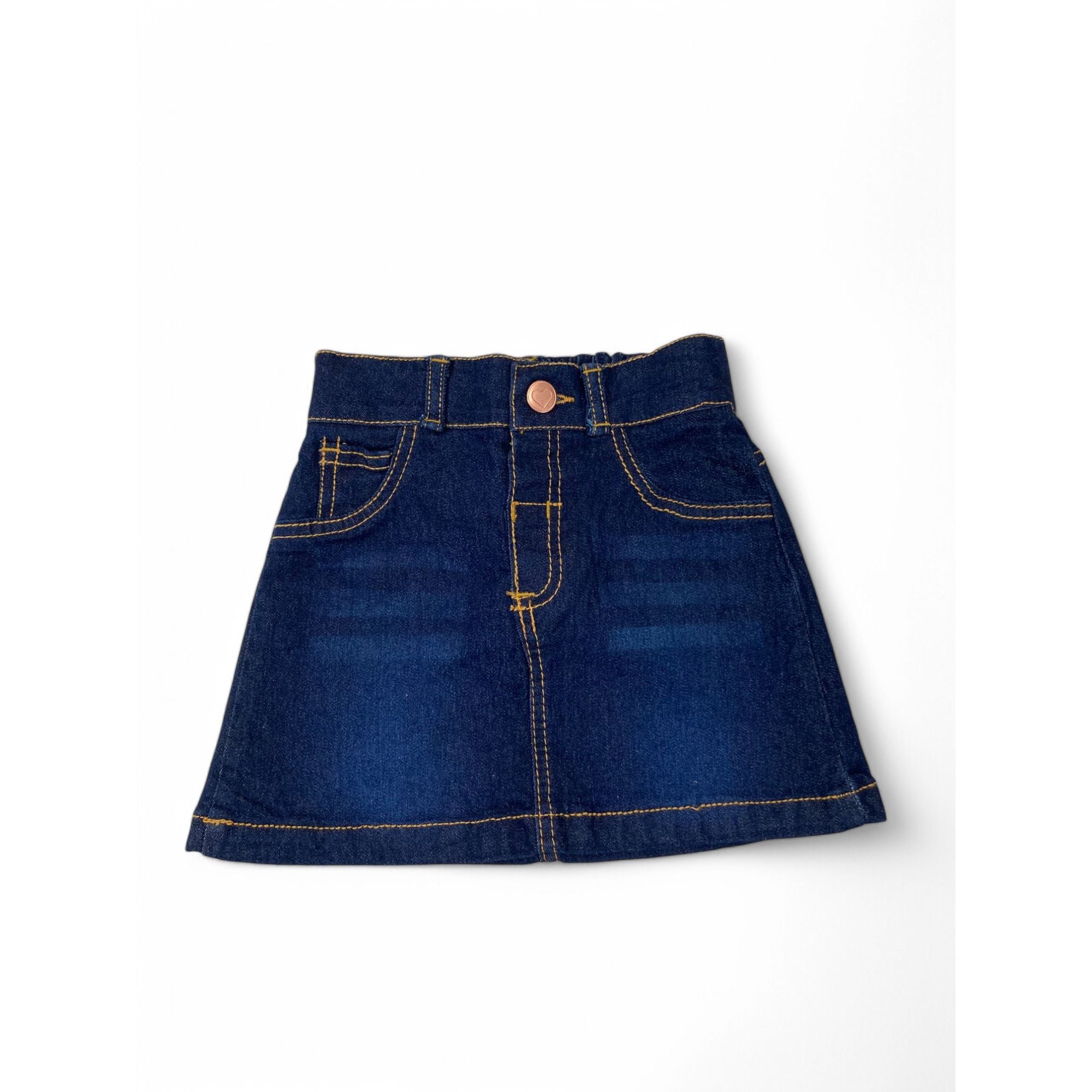 1-2Y Dark Blue Denim Skirt - Mr Price