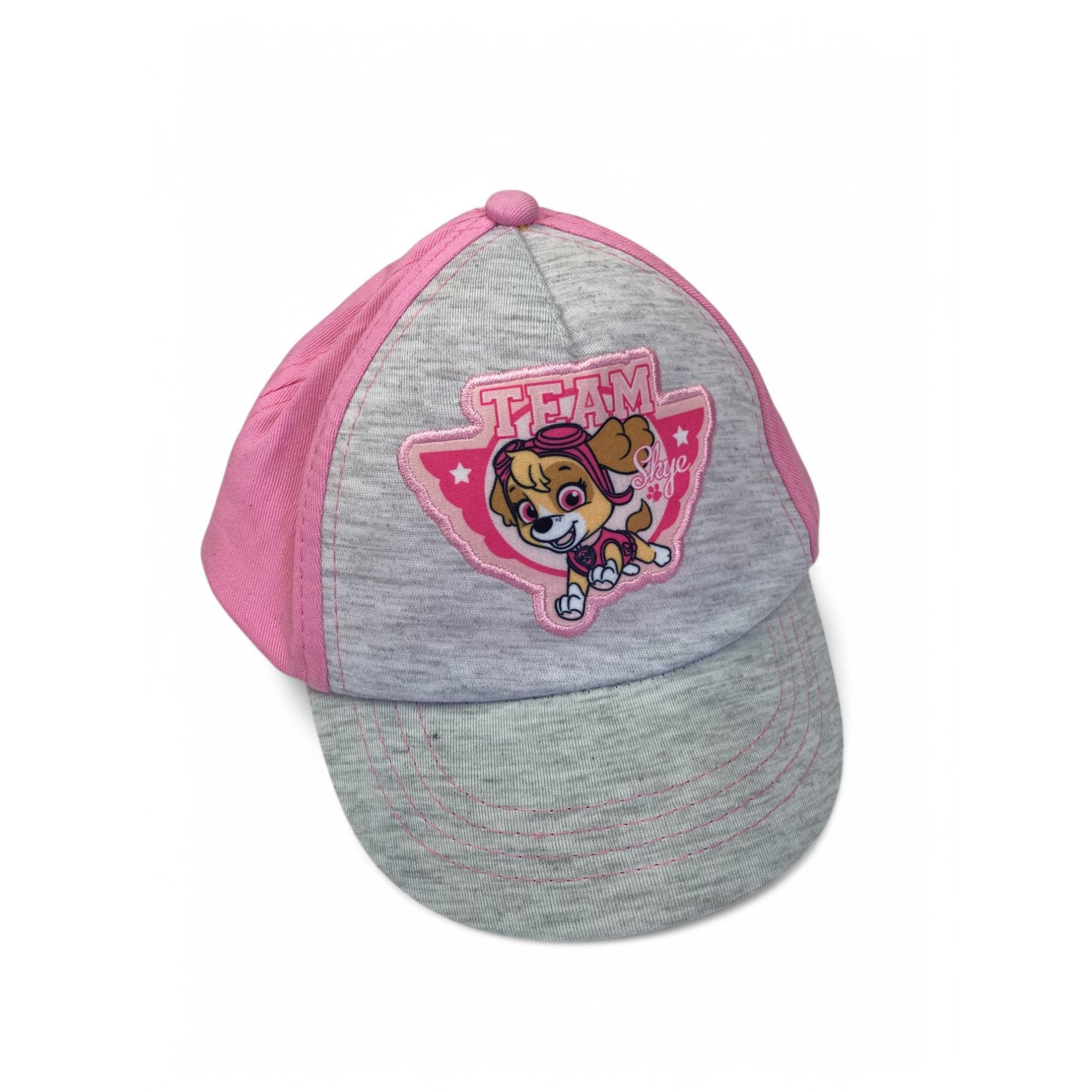 12-18M Grey & Pink Paw Patrol Peak Cap - Real