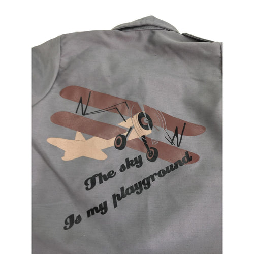 *NEW* 2Y Grey Pilot Flight Shirt Jacket - IndiKidual