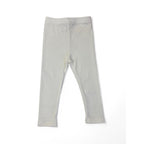 12-18M Cream Ribbed Leggings - Shein