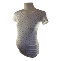 EUR Small - White & Black Heart Maternity T Shirt - H&M