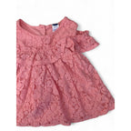 12-18M Pink Lace Cold Shoulder Tunic Top - Ackermans