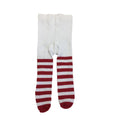 3-6M White & red Striped Knit Stockings - George