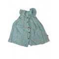 3-6M Light Blue & Coral Daisy Cotton Gauze Dress - Woolworths