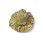 3-6M Yellow & White Floral Fabric Sun Hat - Woolworths