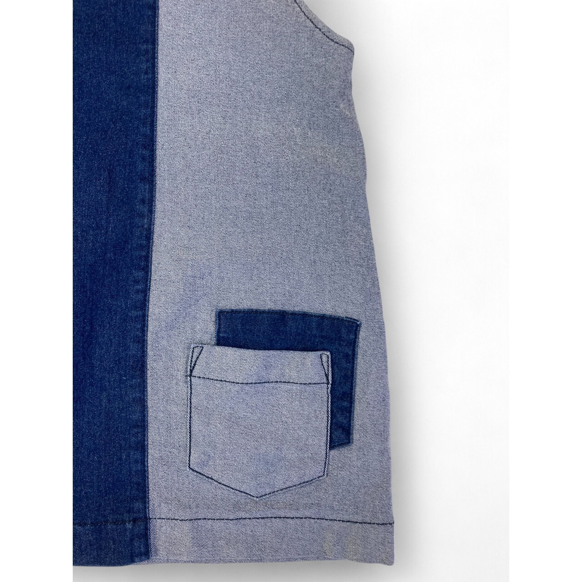 12-18M Blue Denim Duo Strappy Dress - Woolworths