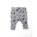 1-3M Grey X & O Cuffed Leggings - Woolworths