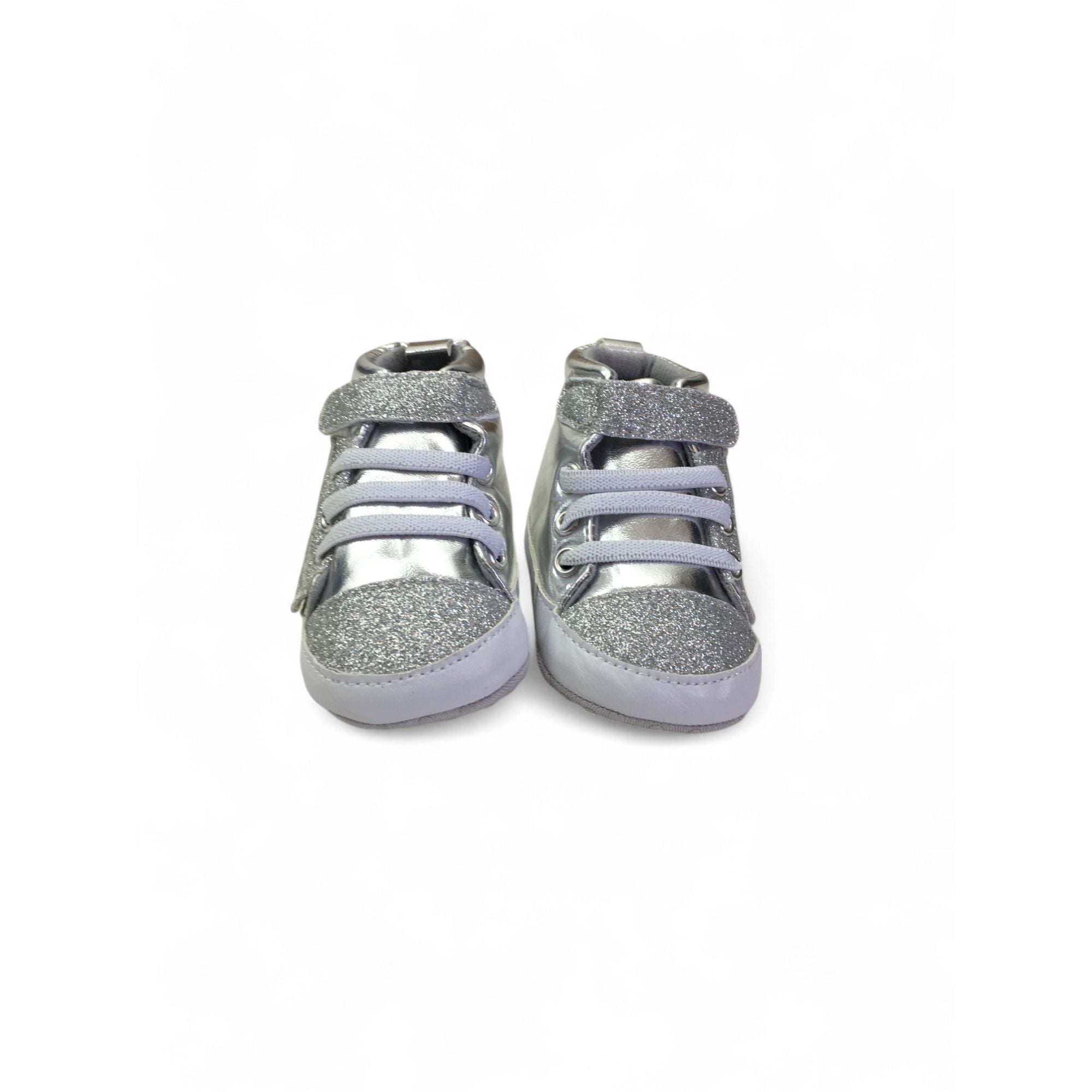 3-6M Silver Angel Glitter Soft Sole Sneaker - Takealot