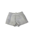 0-3M White & Silver Lurex Stripe Shorts - Country Road