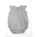 3M Cream Delicate Lace Trim Romper - Bonpoint