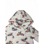 9-12M Cream Floral Fleece Lined Jacket - John Lewis