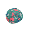 3Y Aqua & Pink Bonnet Swim Hat - Up Baby