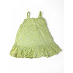 4-5Y Citron Yellow & White Floral Viscose Tiered Dress - Superbalist