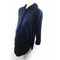Size 32 - Navy Jersey Knit Maternity Hoodie - Hannah Grace