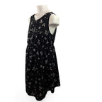 Size 14 - Black & White Floral Sleeveless Maternity Dress - New Look