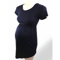 Small - Navy Blue Babydoll Maternity Tunic - Absolute Maternity