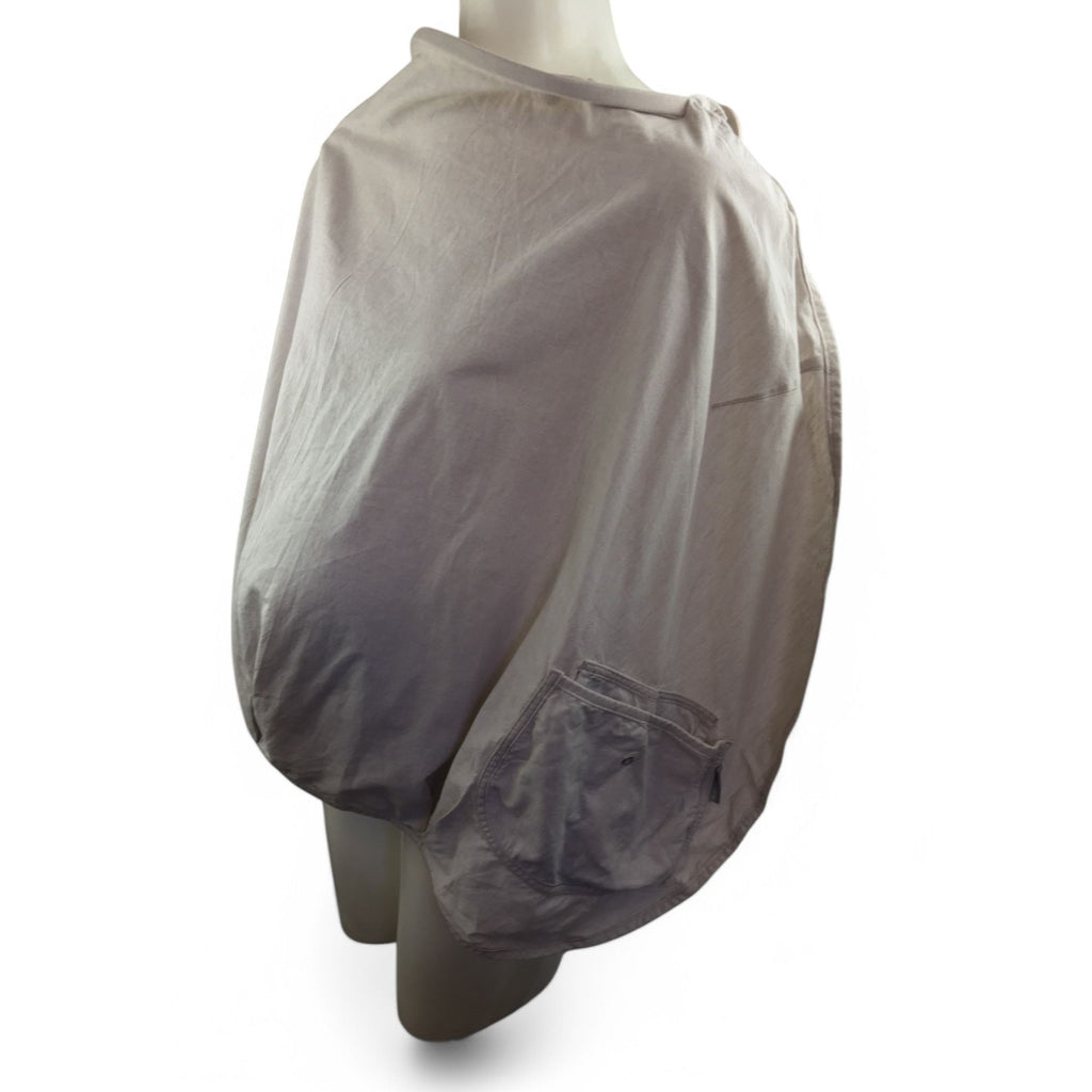 One Size - Beige Melange Apron Nursing Cover - Baby Sense