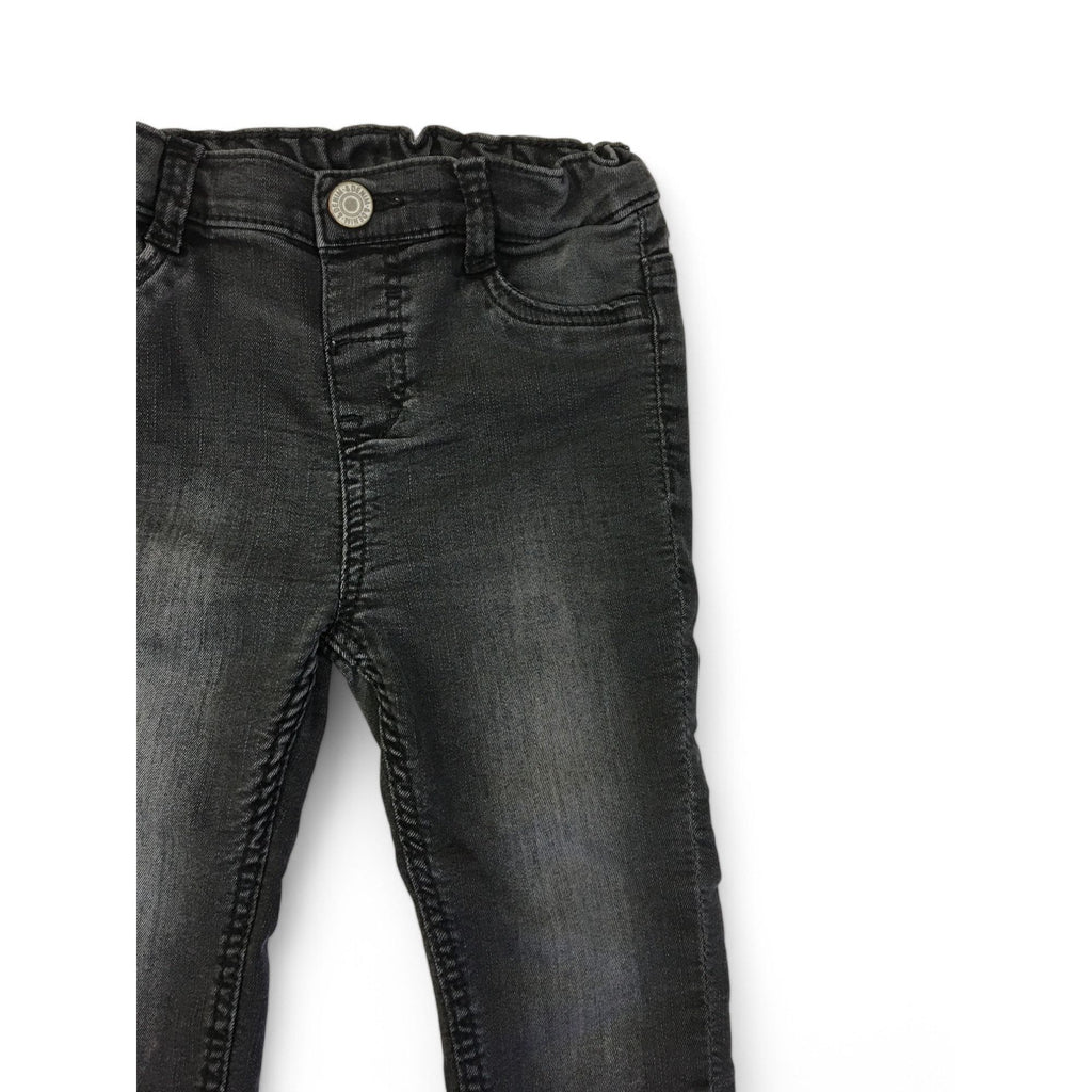 US 1.5-2Y Grey Heathered Denim Jeans - H&M