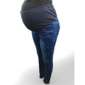 Size 34 - Dark Blue Denim Maternity Skinny Jeans - Bellyssimo