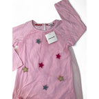 5-6Y Light Pink Starry Tulle Dress - Pop Candy