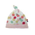 NB White & Pastel Multicolour Dotted Knot Beanie - Mamas & Papas