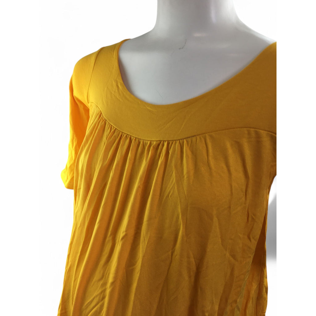 Size 34 - Daffodil Yellow Yoke Maternity Top - Bellyssimo