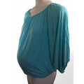 Size 32 - Aqua Batwing Maternity Top - Bellyssimo