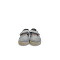 Size 2 - Silver Mary Jane Canvas Shoe - Cienta