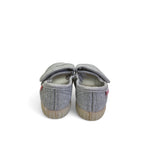 Size 2 - Silver Mary Jane Canvas Shoe - Cienta